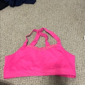 BuffBunny Hot Pink Racerback Sports Bra